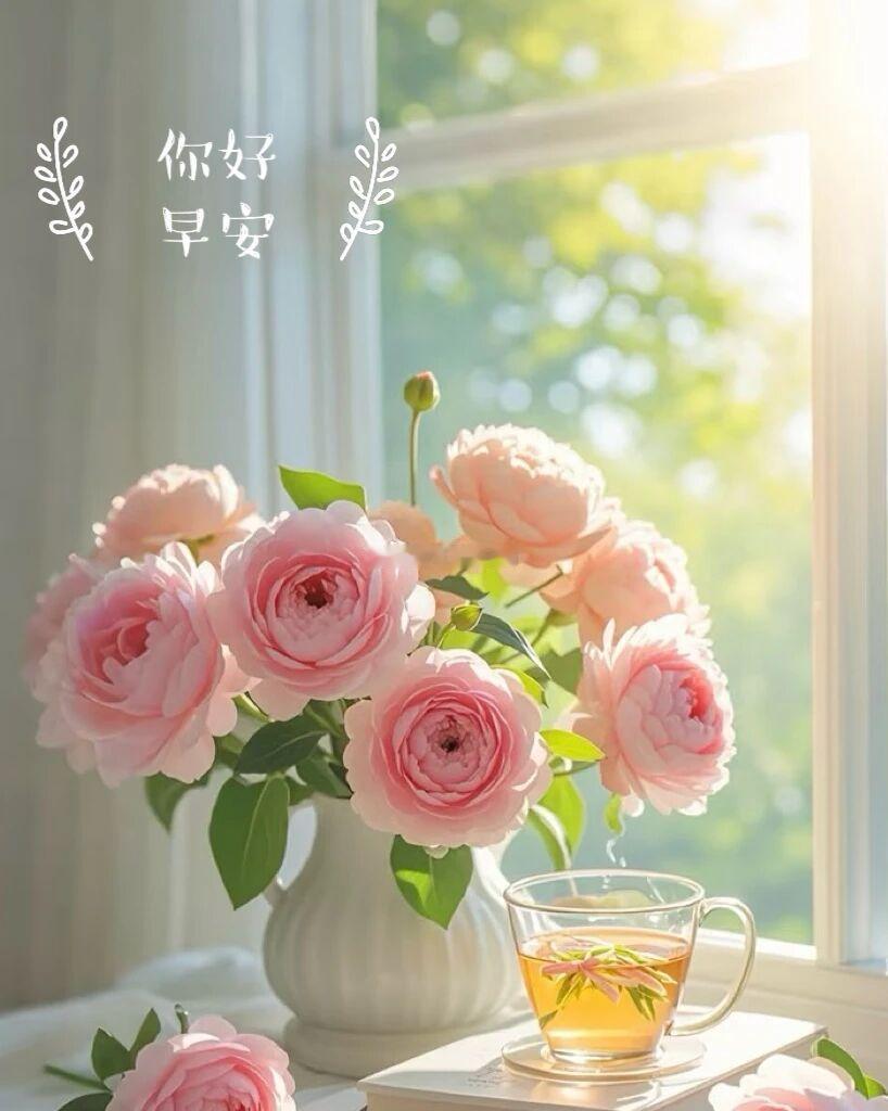 假期的清晨太阳🌞，愿你在自己的节奏里，遇见属于自己的小确幸❤早上好👌🏻岑先