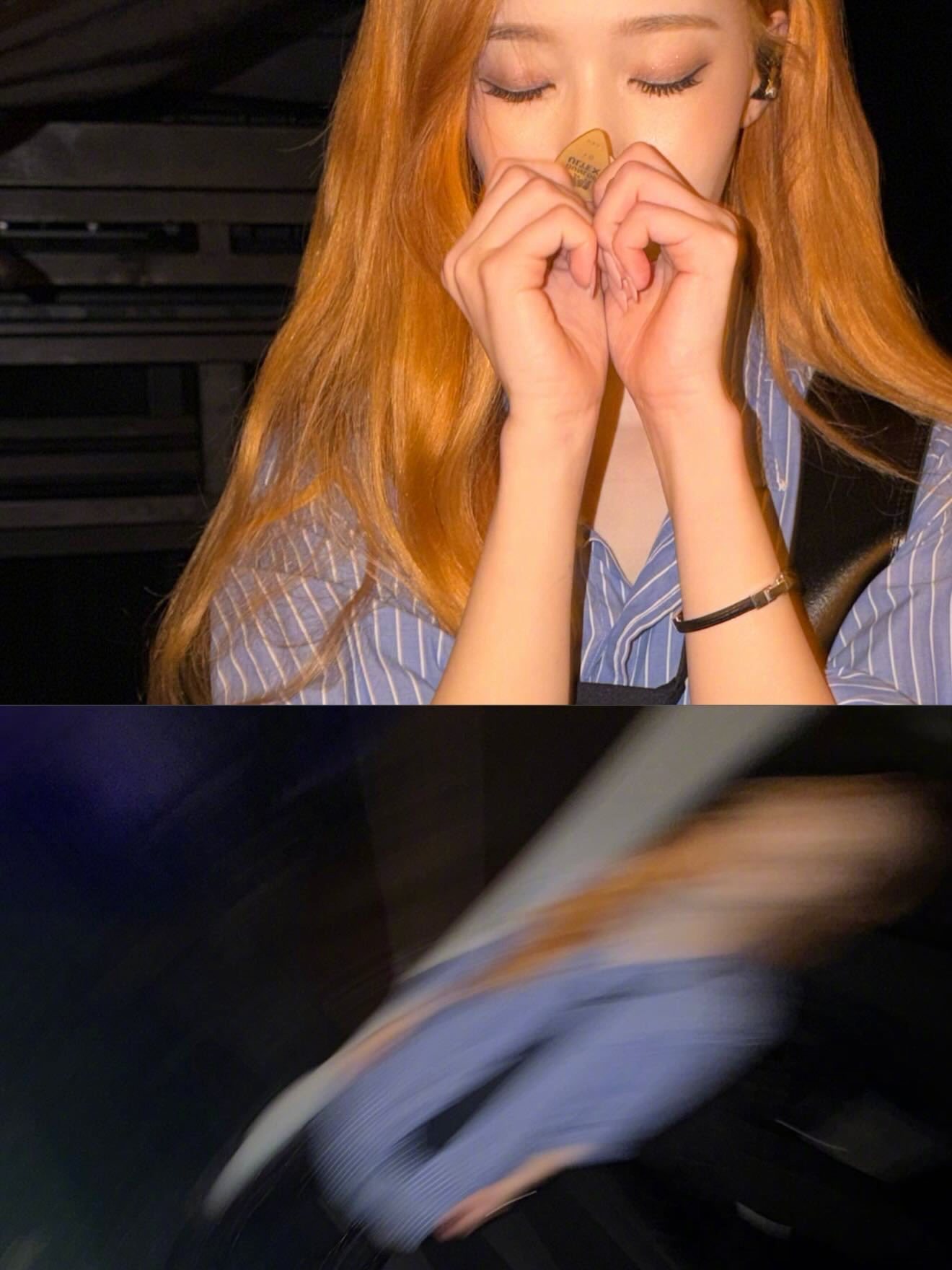 WINTER ins更新暗恋三年的乐队吉他手🍊❤️🔥❤️🔥 