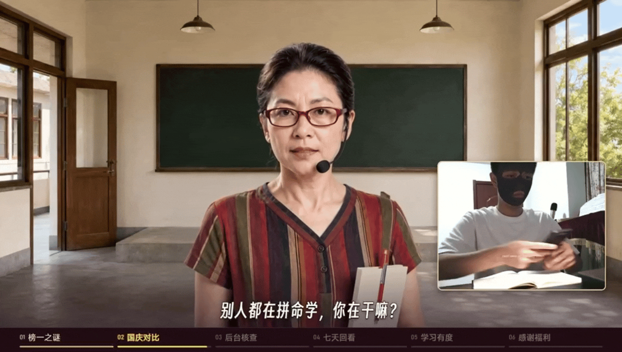 每天在线学习18小时是什么体验国庆督学网站杀出卷王大佬，连续7天每天在线18+小