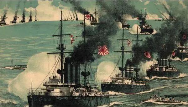 甲午海战中，双方投入兵力差异明显。北洋水师方面，投入舰艇 10 艘，总排水量约 