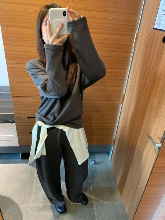 早秋的第一套卫衣套装