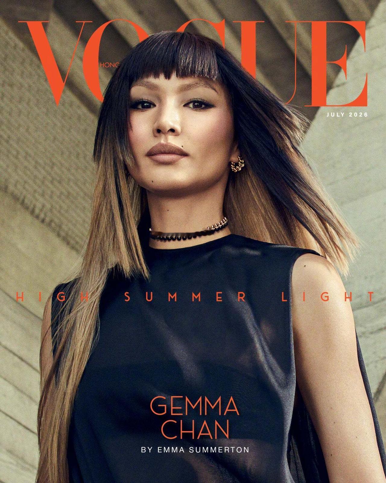 Vogue Hong Kong 中国香港版六月刊，迎来亚裔女演员Gemma Ch