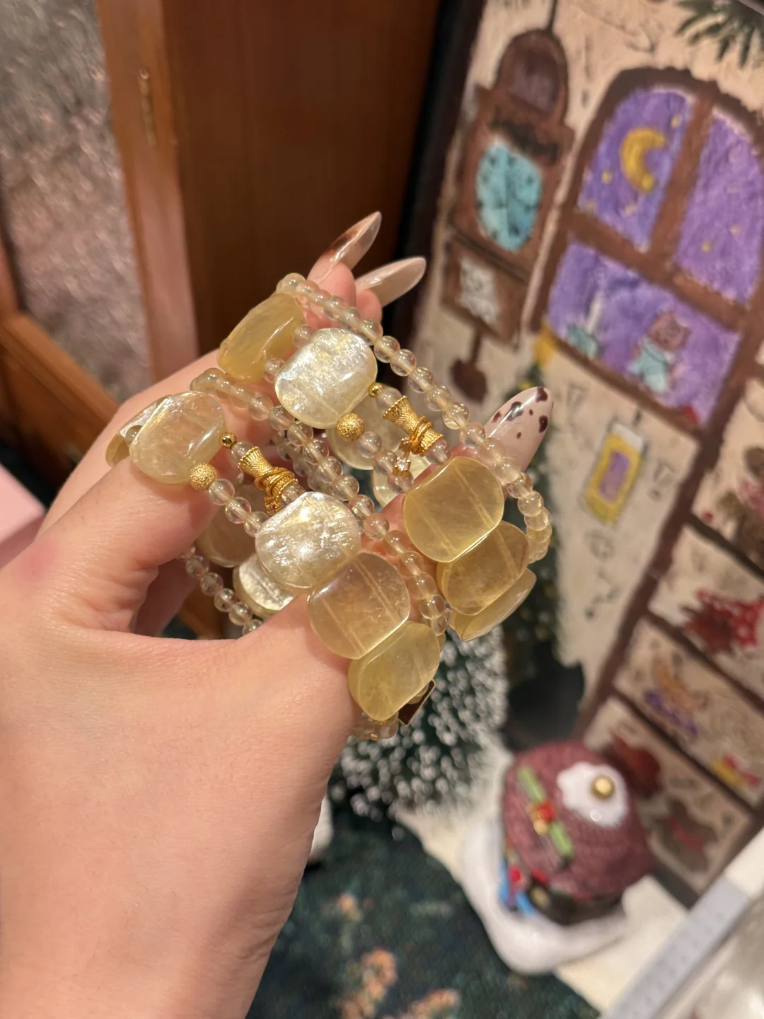 一汪金水！过年果然要戴金！！