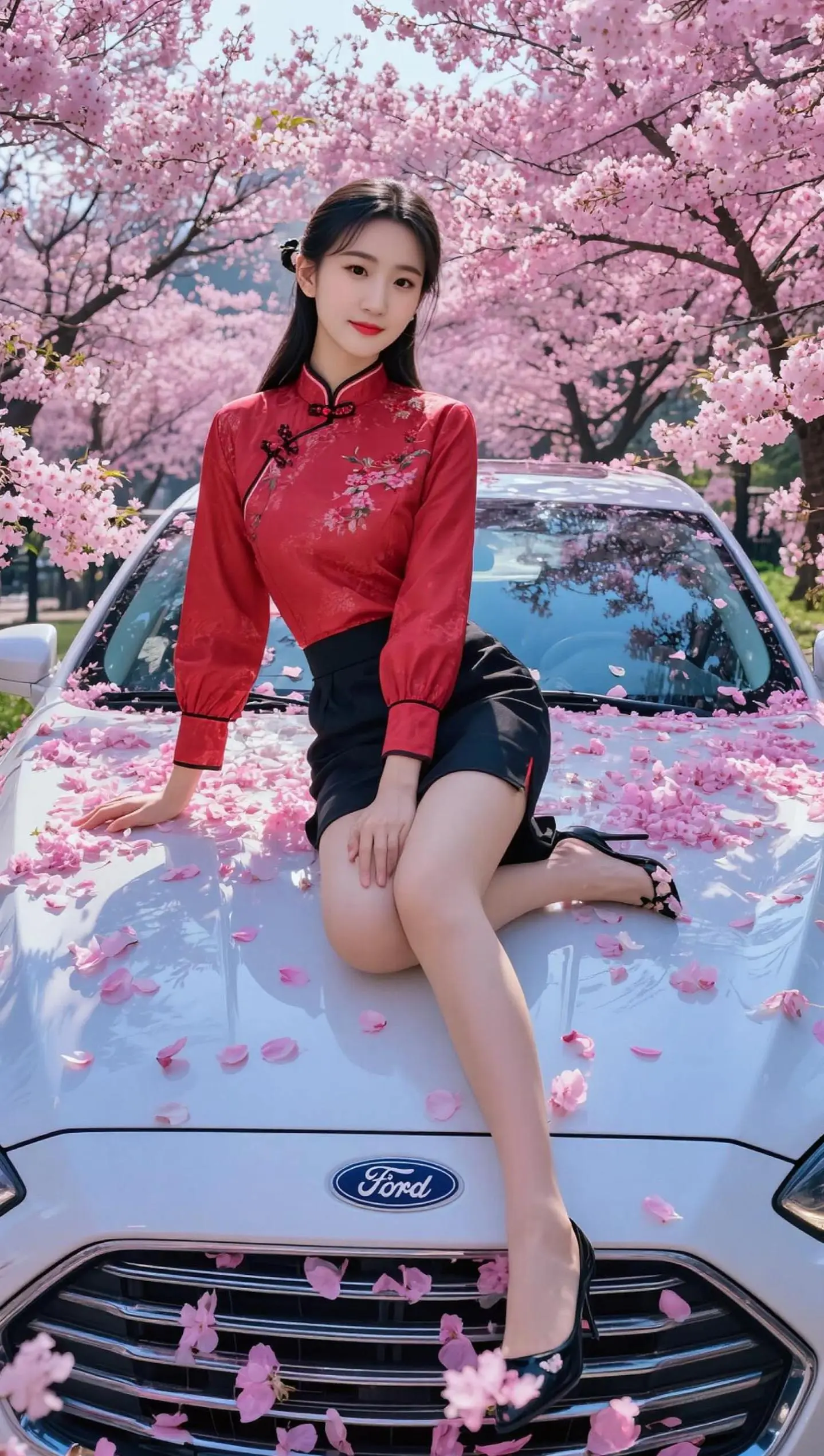 AI樱下美人照 随变ai随便玩