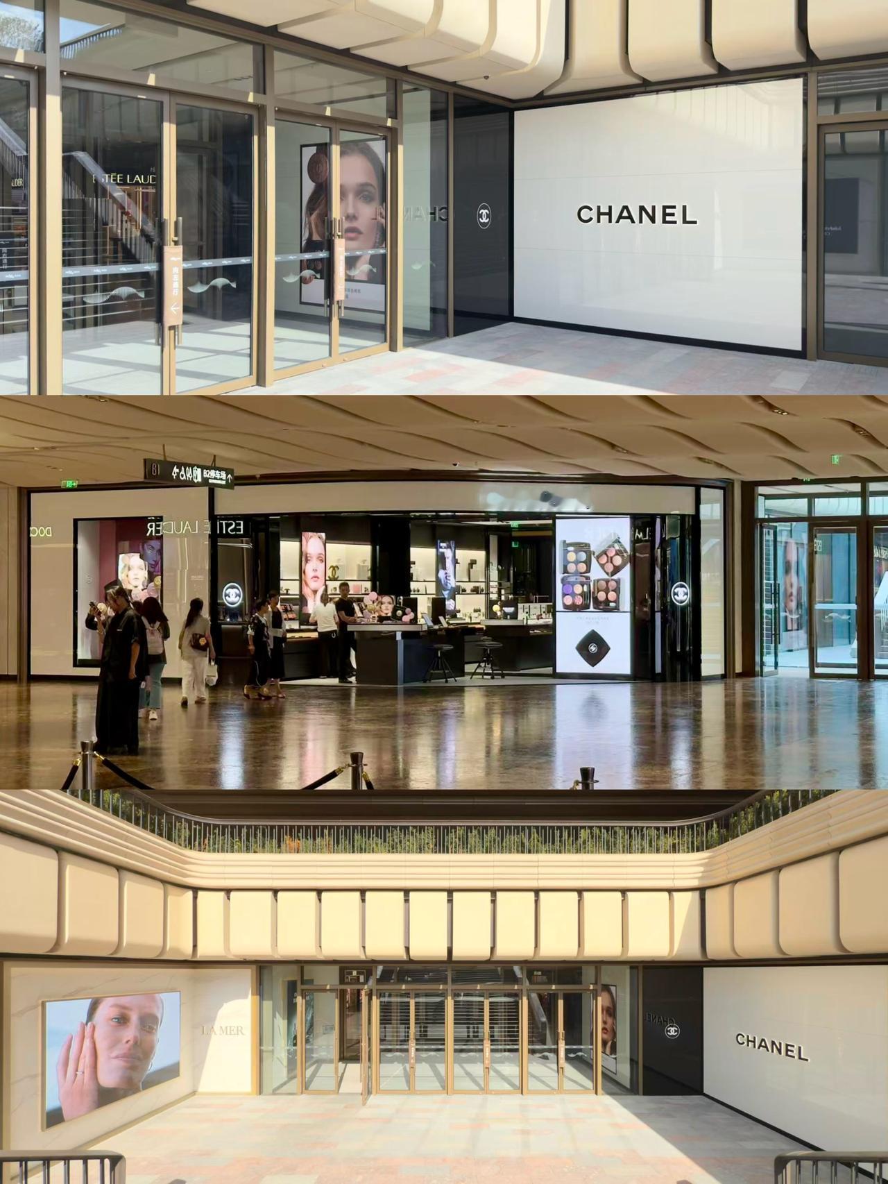 随着CHANEL香水与美容品专门店启幕，西安万象城B1层“黄金十字”四大美妆铺位