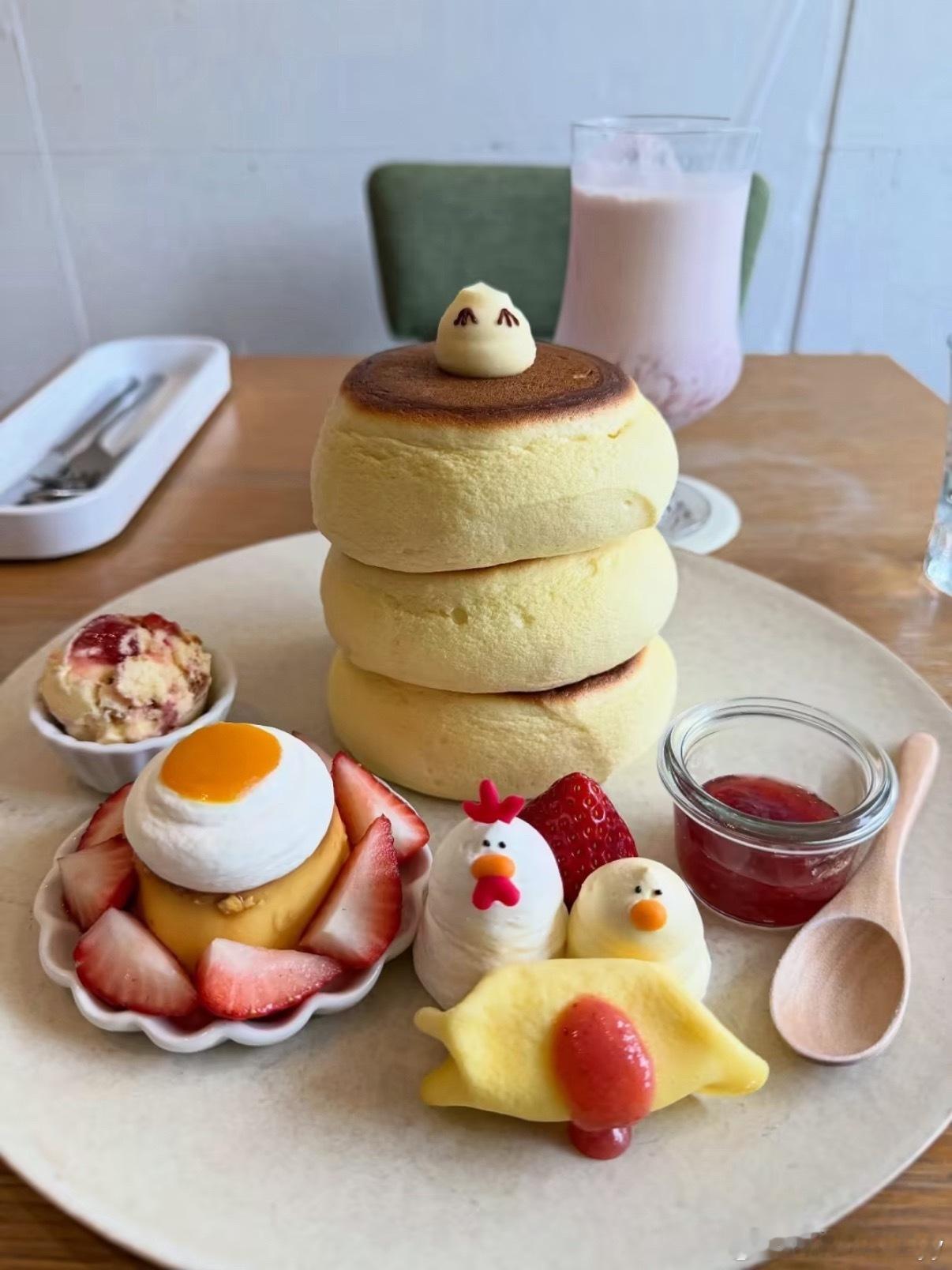 今天下午茶被小可爱们承包了🐓🦆🍓🎂超话创作官 美食分享