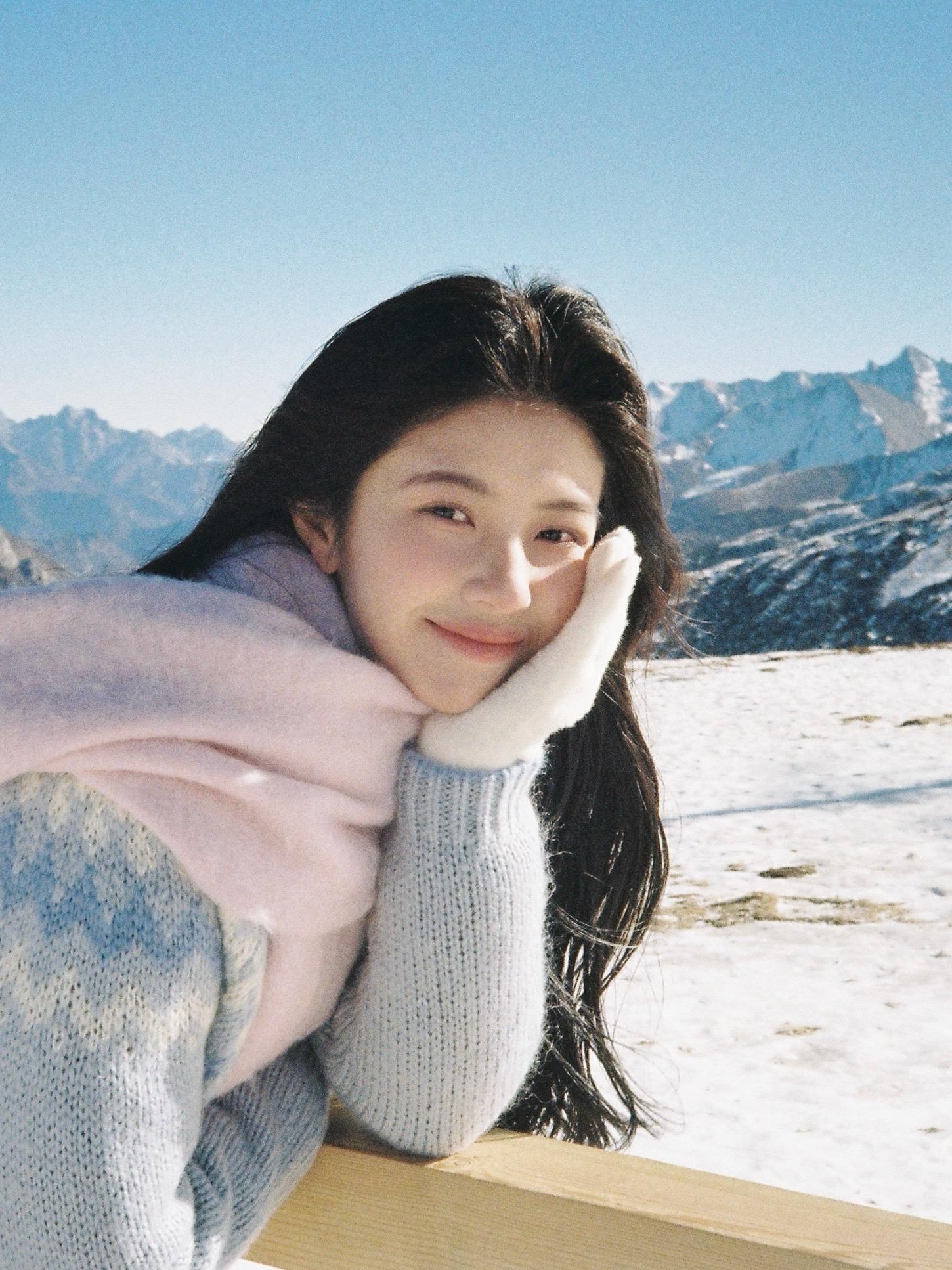 我爱雪山。