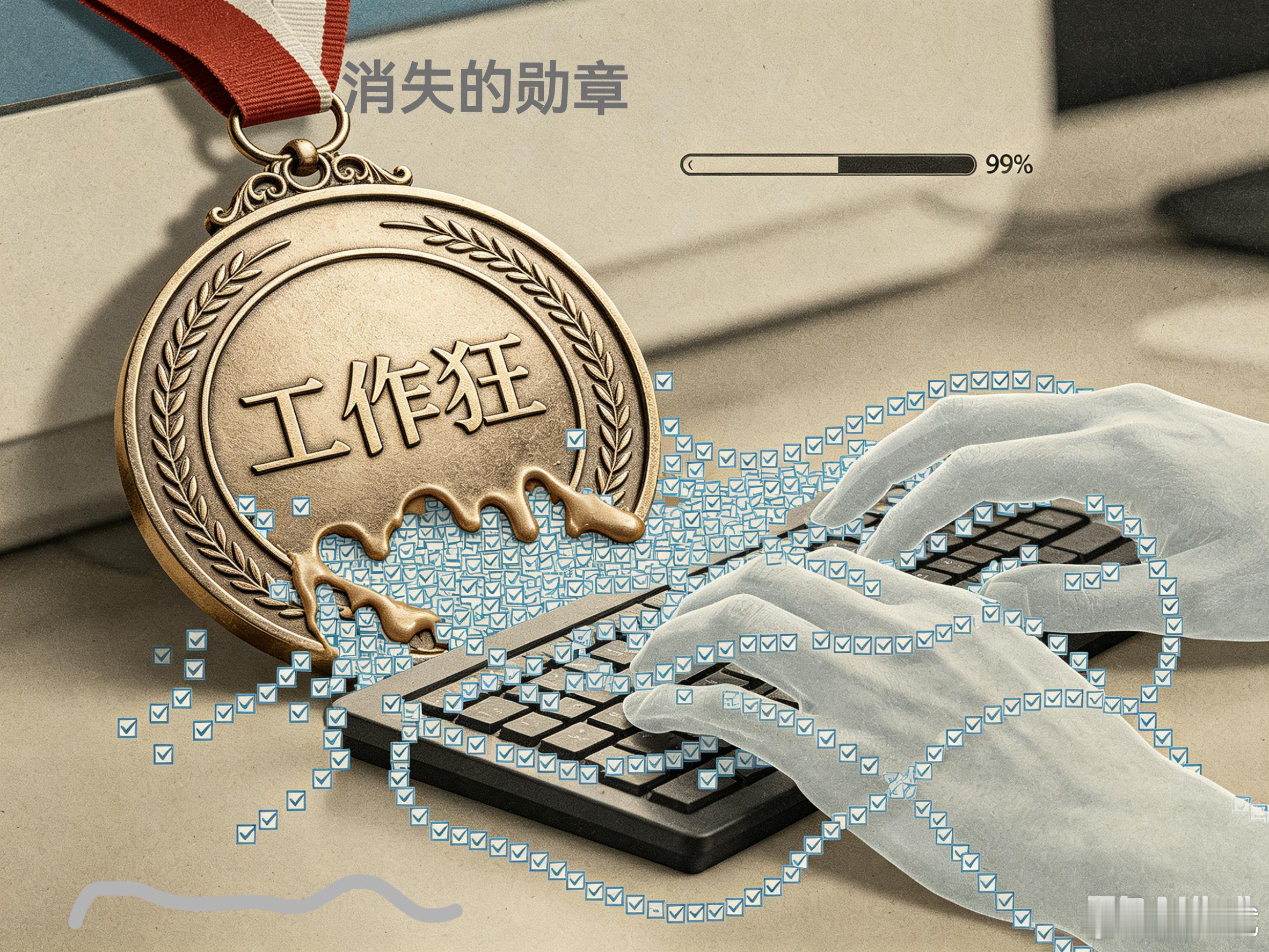 为什么很少听到工作狂这个标签了以前说谁是“工作狂”, 那是真狠人——明明可以准点