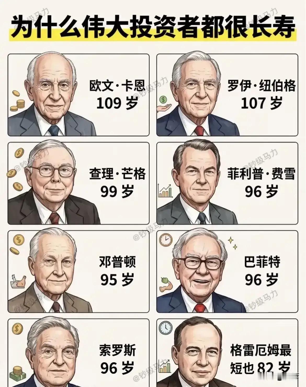 干投资这行，最重要的一点就是要“命长”，能做到这一点，才是真的厉害，说他们是“神
