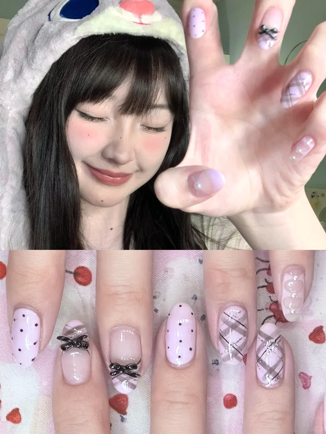 💜ins甜辣美甲｜香芋奶油味的美甲诶！