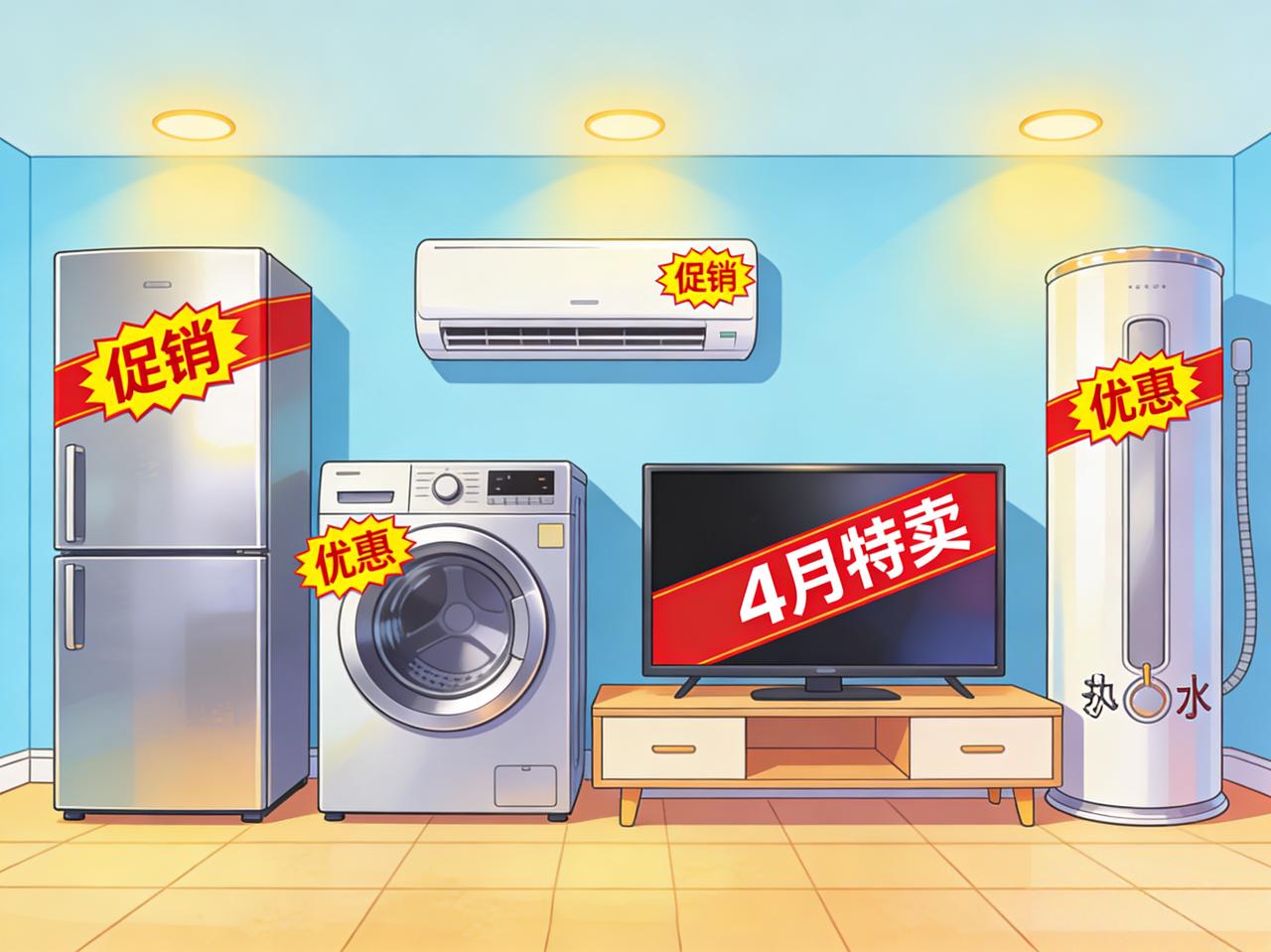 4月装修必看！这5样家电千万别买贵了，内行人都在等促销
正文：
最近有粉丝私信我