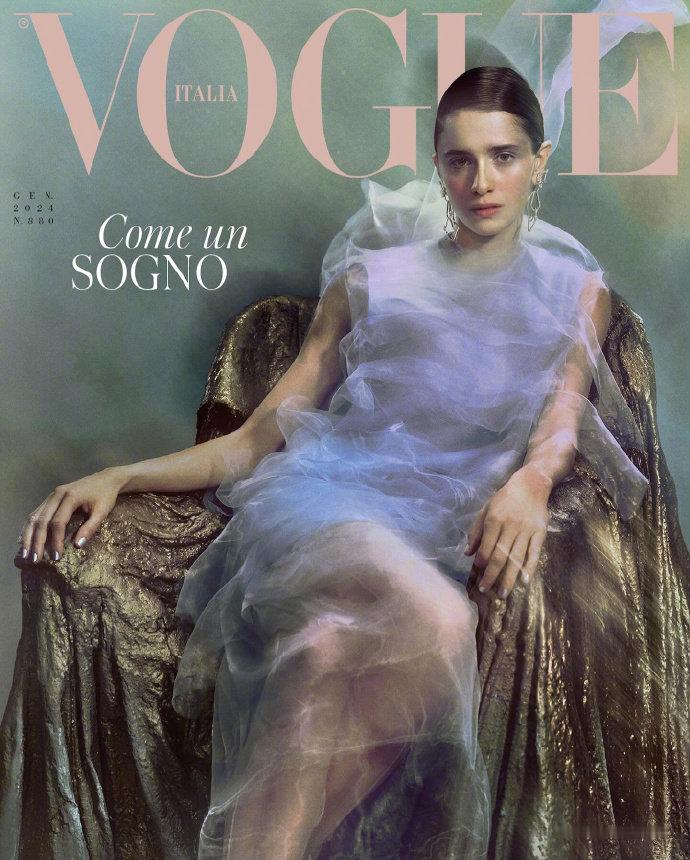#美学前沿#Vogue Italia 2024 一月刊，摄影师Elizaveta