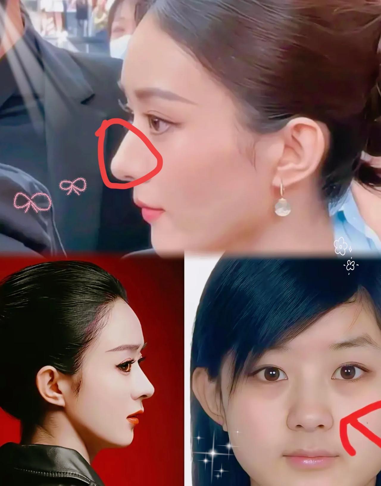 刷到赵丽颖的近照，
第一反应真是“不对劲”！

这真的是我们认识的那个圆脸甜妹吗