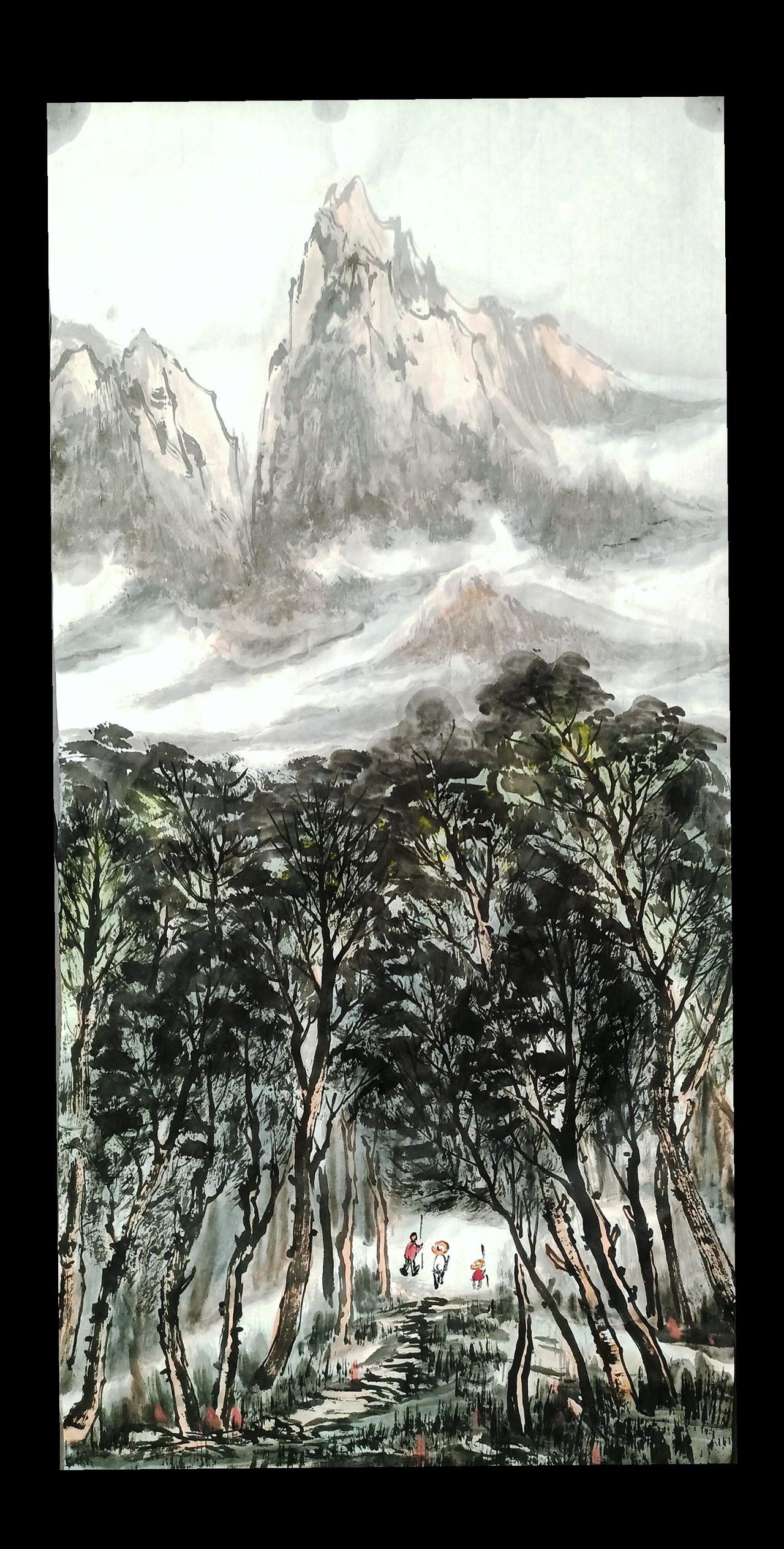 人家拍树，我画树