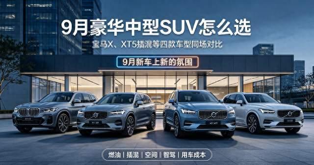 豪华SUV迎来上新潮，宝马X3与XT5插混同场亮相，四款车型选谁更值