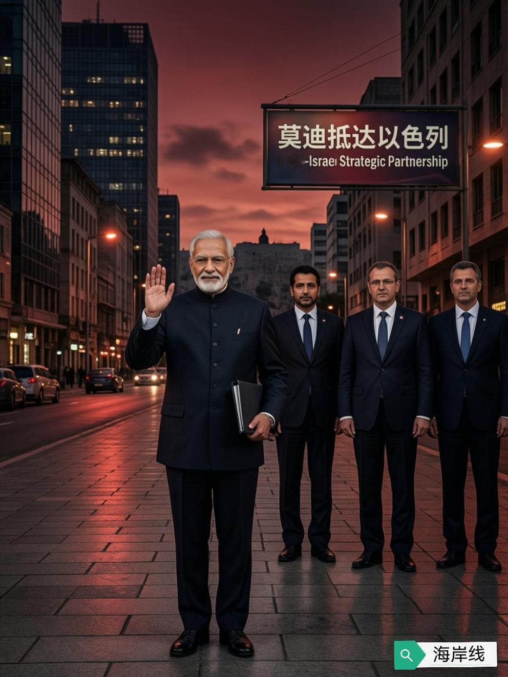 重磅官宣！莫迪25日突访以色列，以印战略捆绑再升级，地区格局生变
 
法新社2月