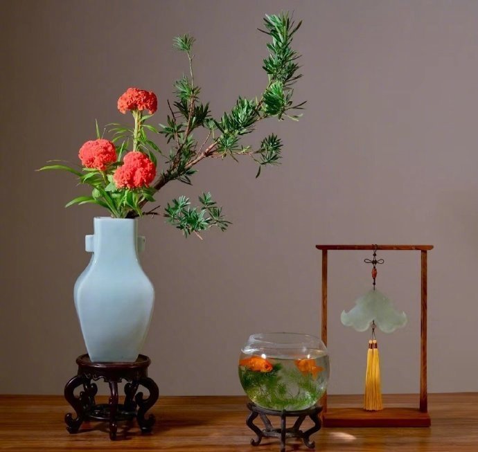 “ 中式 · 插花欣赏 … ”  