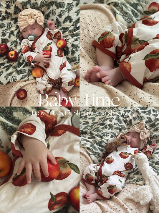 1️⃣月龄小苹果🍎｜宅家拍出ins氛围感宝宝照～