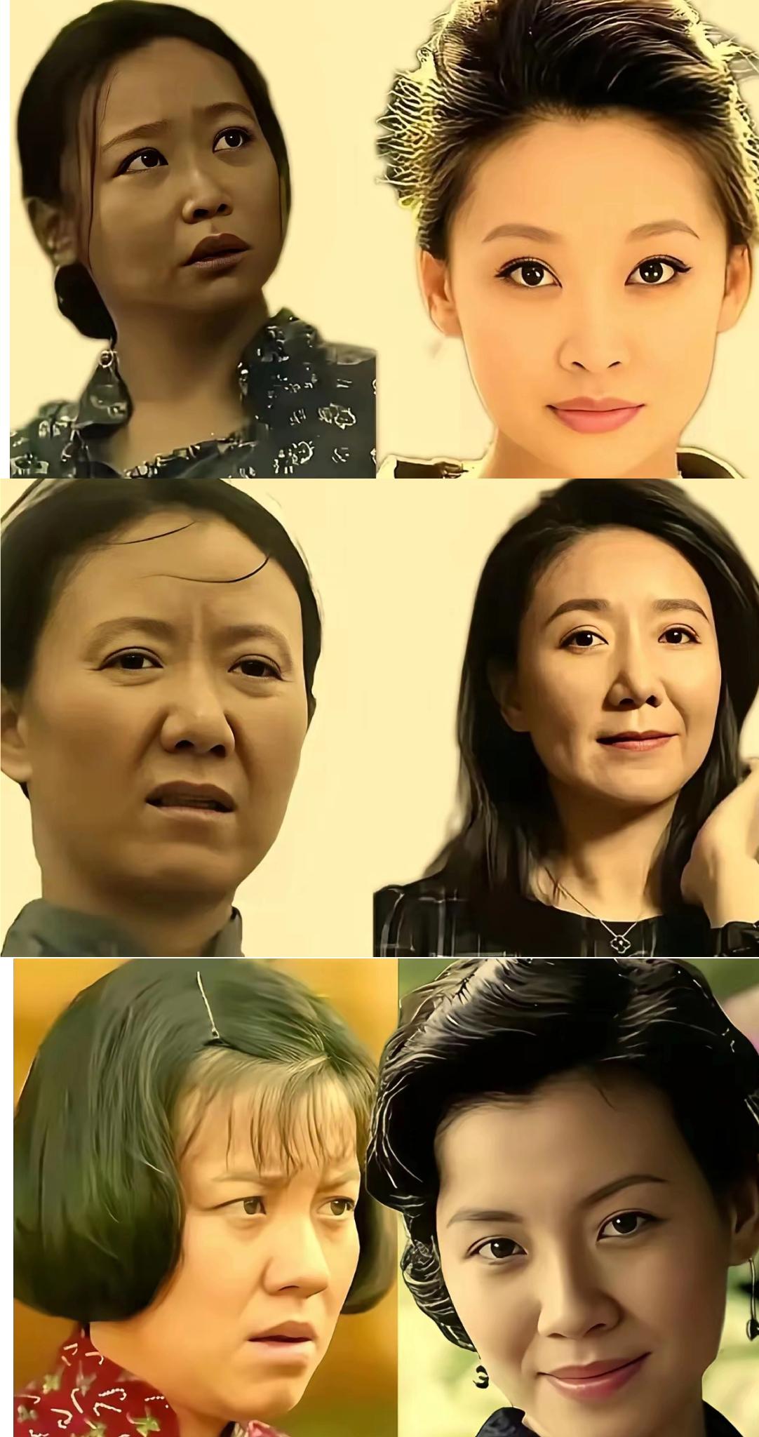 父母爱情里边，刘琳，刘天池赵千紫演技好，反差大，演的土里土气，本人却美若天仙，反