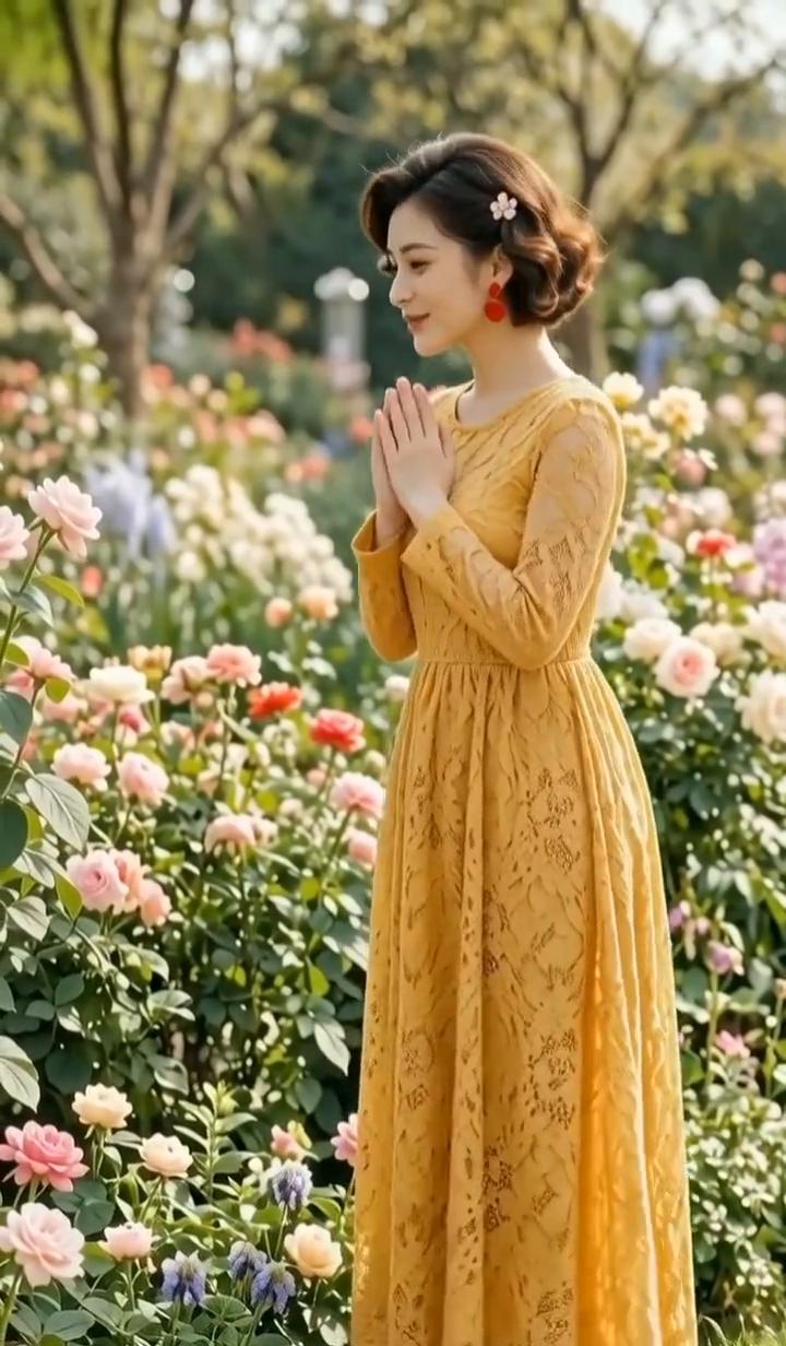 这夏日的鲜花开的真美，到花园来散步，闻闻花香，太舒服了，真想一直这样去享受大自然