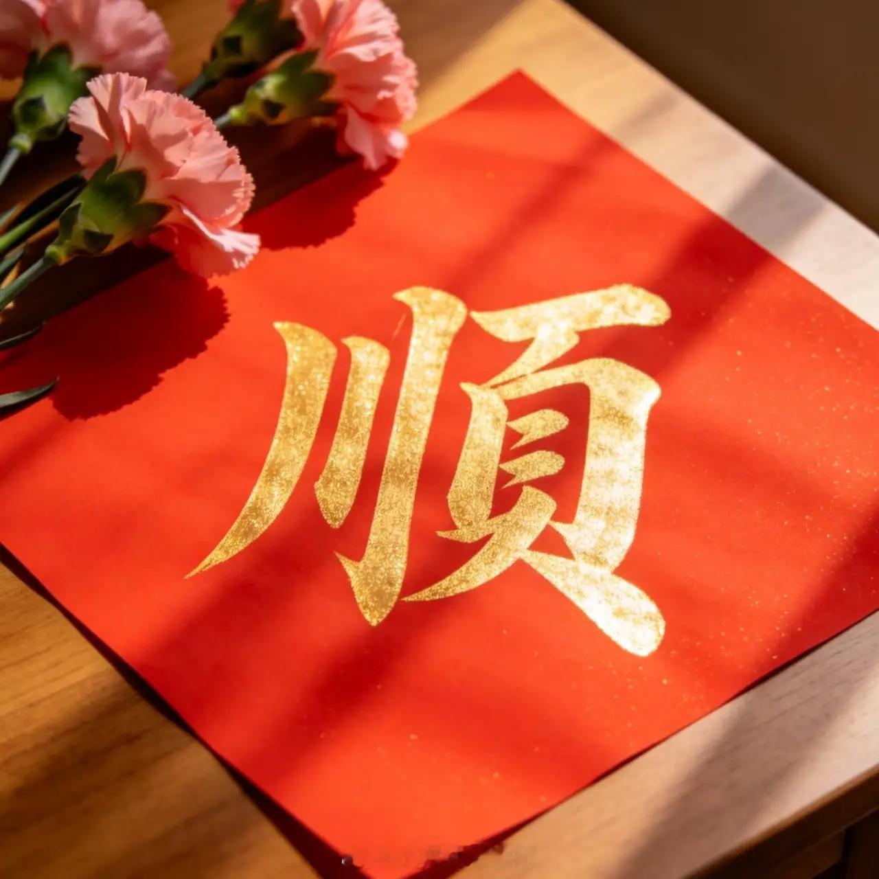 今日我想送你一个字“顺”：身体顺，无病无恙；日子顺，衣食安稳；心情顺，无忧无虑；