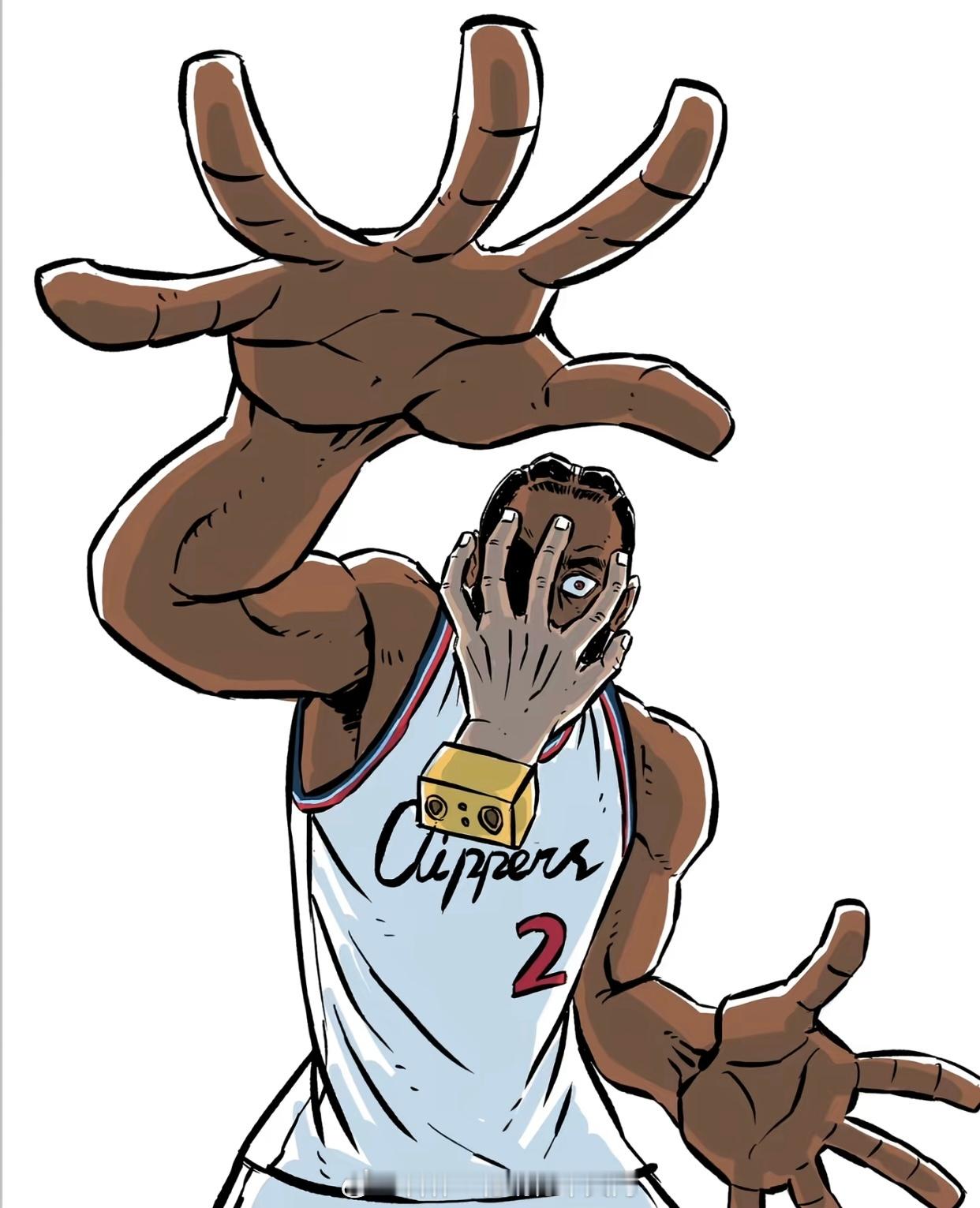 41分啦！今天不是菜卡是战神！快船vs火箭