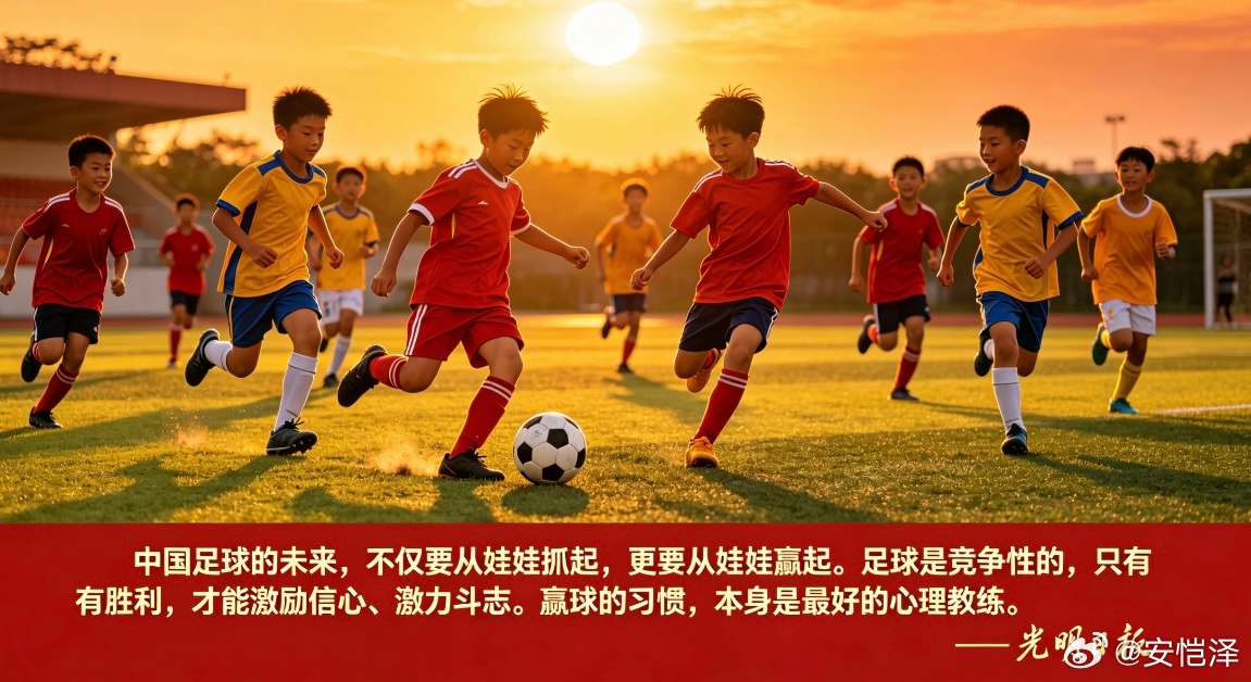 建议组织全国青训机构及足球学校教练员深入学习光明日报评论网页链接中国足球的未来，