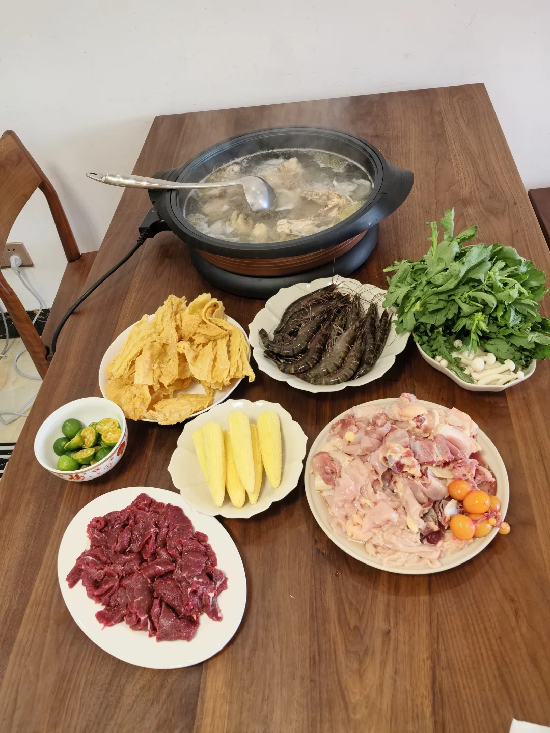 年年如今日，我仍盼年年。一家三口的年夜饭