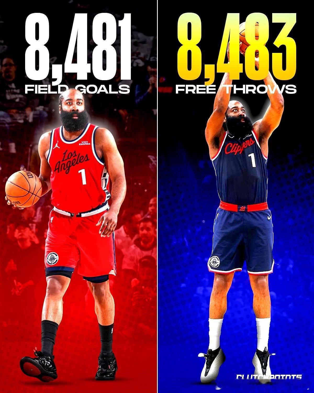 Clutch Points：詹姆斯·哈登仔细研读规则，挖掘每一个灰色地带，并将其