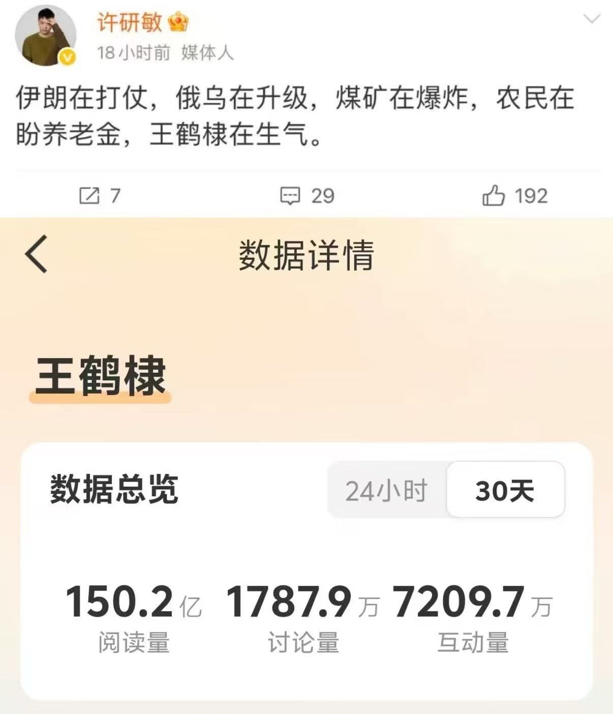 特朗普来了都得叫一声棣哥 王鹤棣