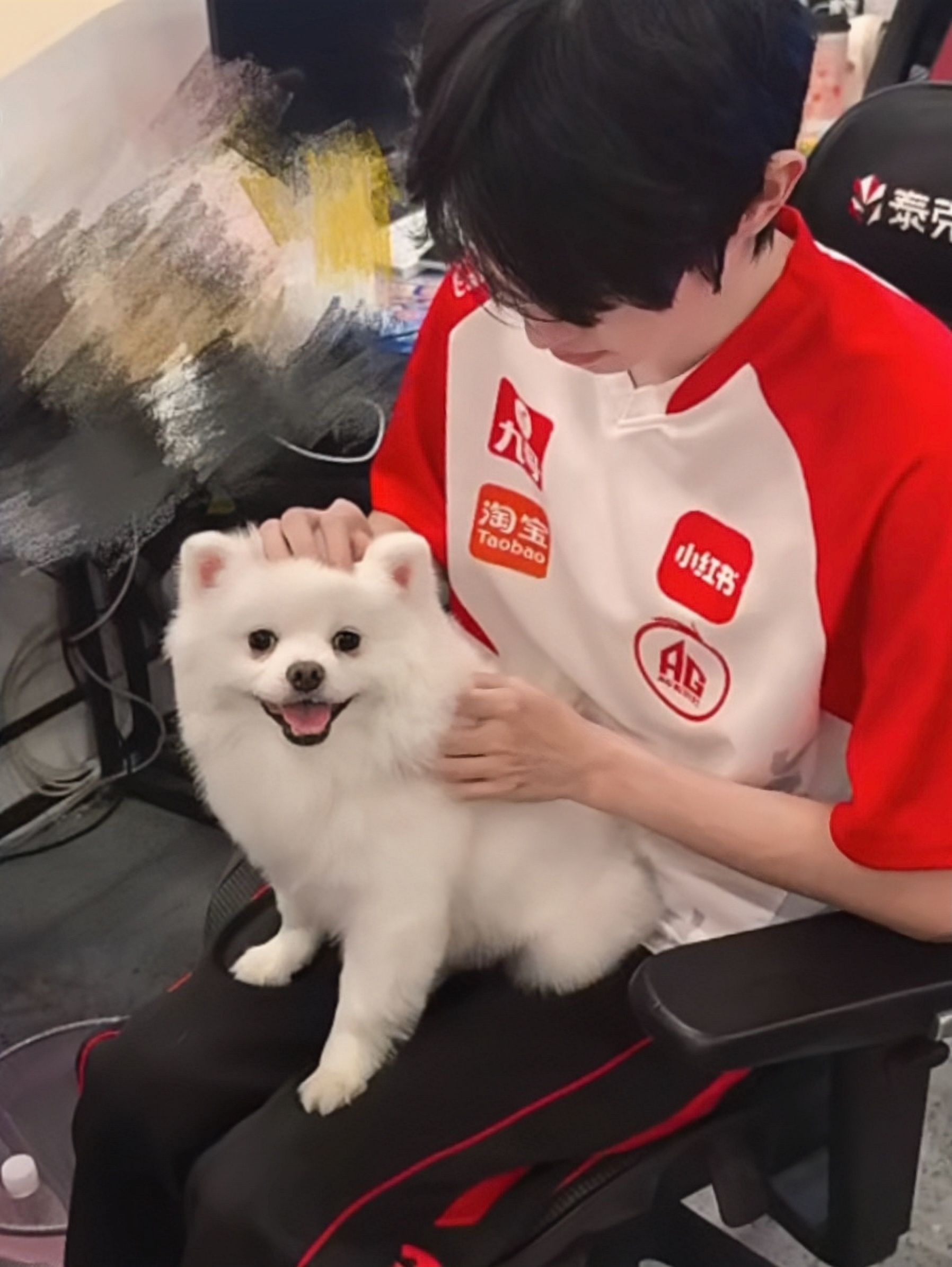 好萌的小诺和小狗