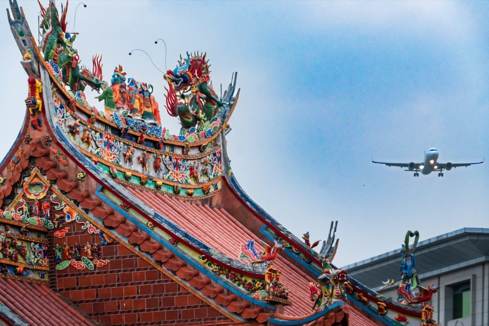 *在路上*清水宫拍大飞机，大新说年底机场搬迁，这是最后的打卡机会...然后又发现