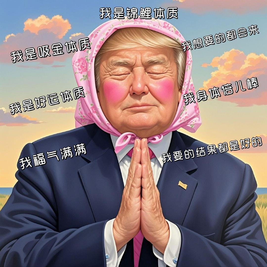 这是一个神奇的头像｜心想事成｜懂王头像 