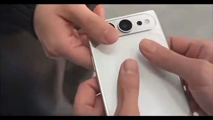 折叠屏iPhone外观实锤目前看外观，今年已经不是第一次看到这样的曝光了，但真是