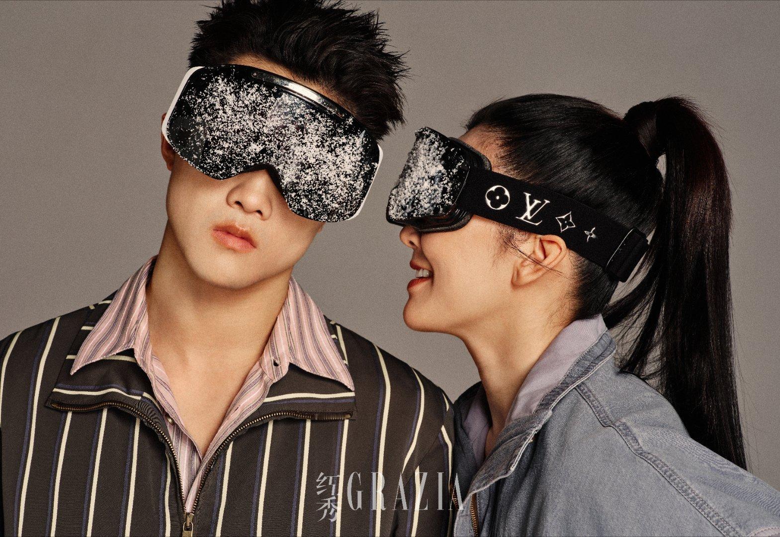 徐梦桃王心迪红秀三月刊封面徐梦桃王心迪红秀双金首封从雪场之巅到时尚封面，他们始终