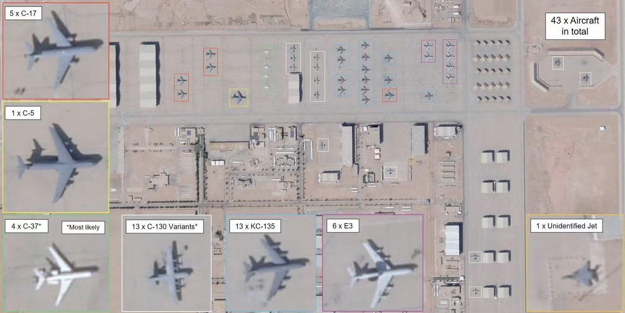 美军心疼了！华尔街日报称伊朗导弹击中沙特美军基地，造成地面上五架KC-135空中