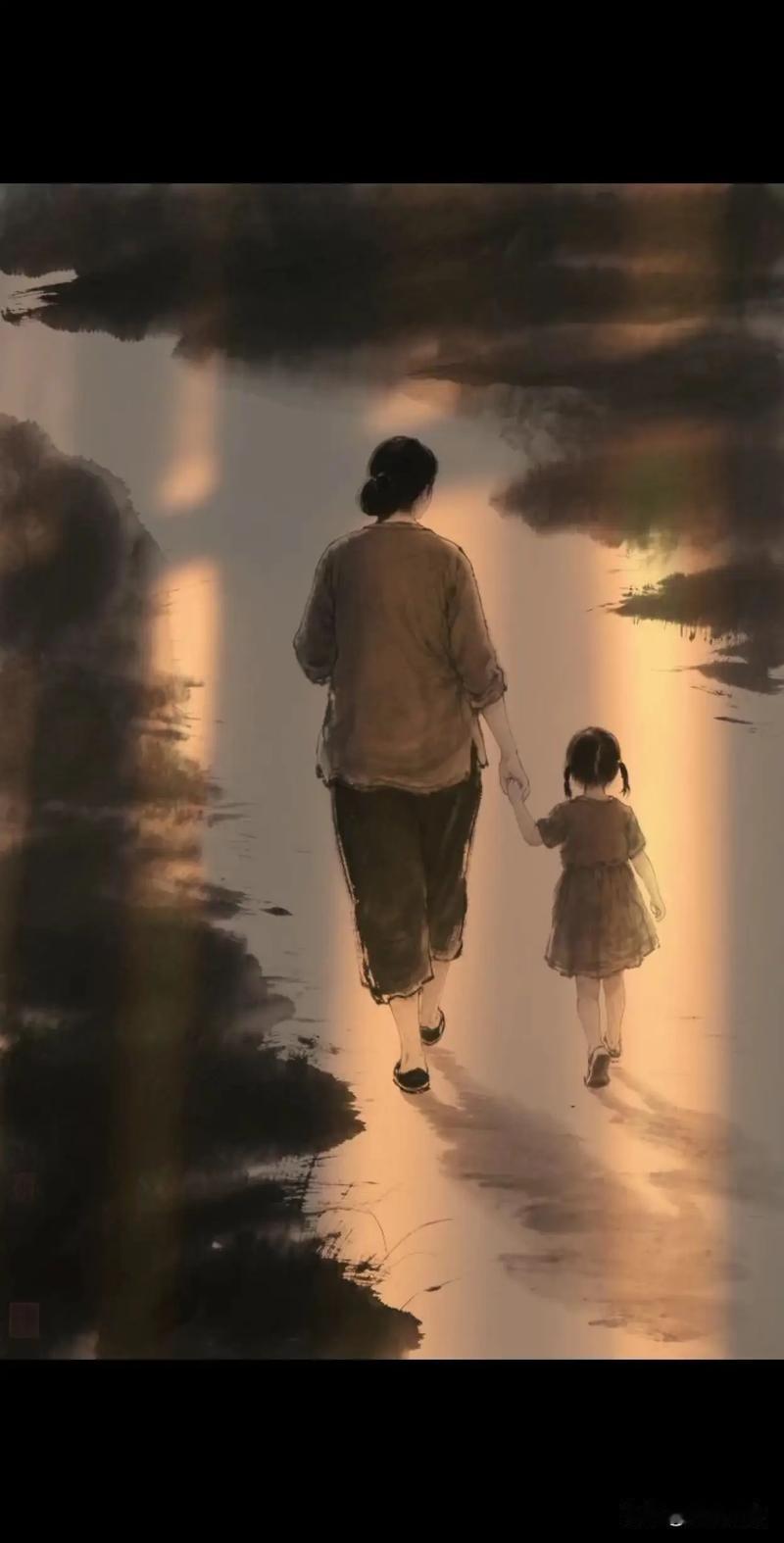 温暖
◎无语观潮（现代诗）
无休止的唠叨
被记忆封存在寂静的老屋
秋风撕裂的窗前