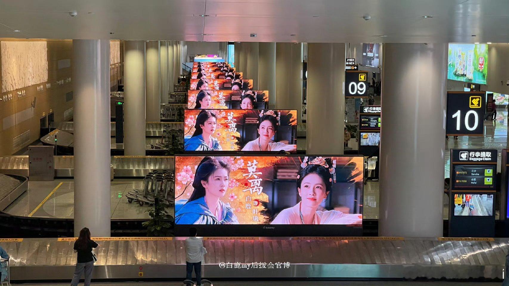 白鹿粉丝做了星光大赏线下应援，好壮观啊！双向奔赴的爱