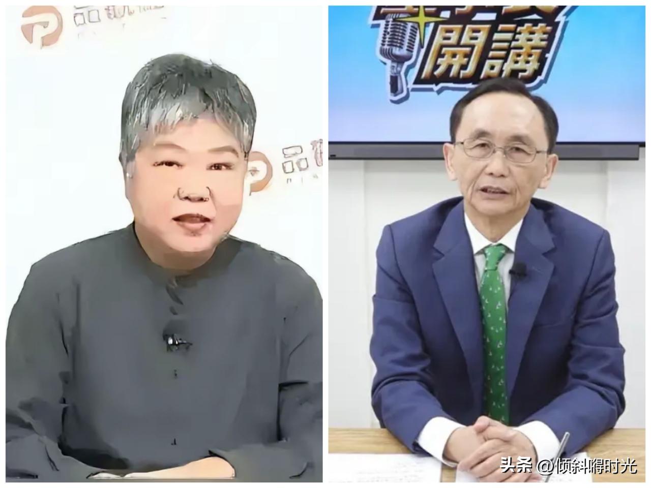 真没想到啊，国民党主席郑丽文今天同时被两位媒体人吐槽，首先是媒体人黄光芹，她称国