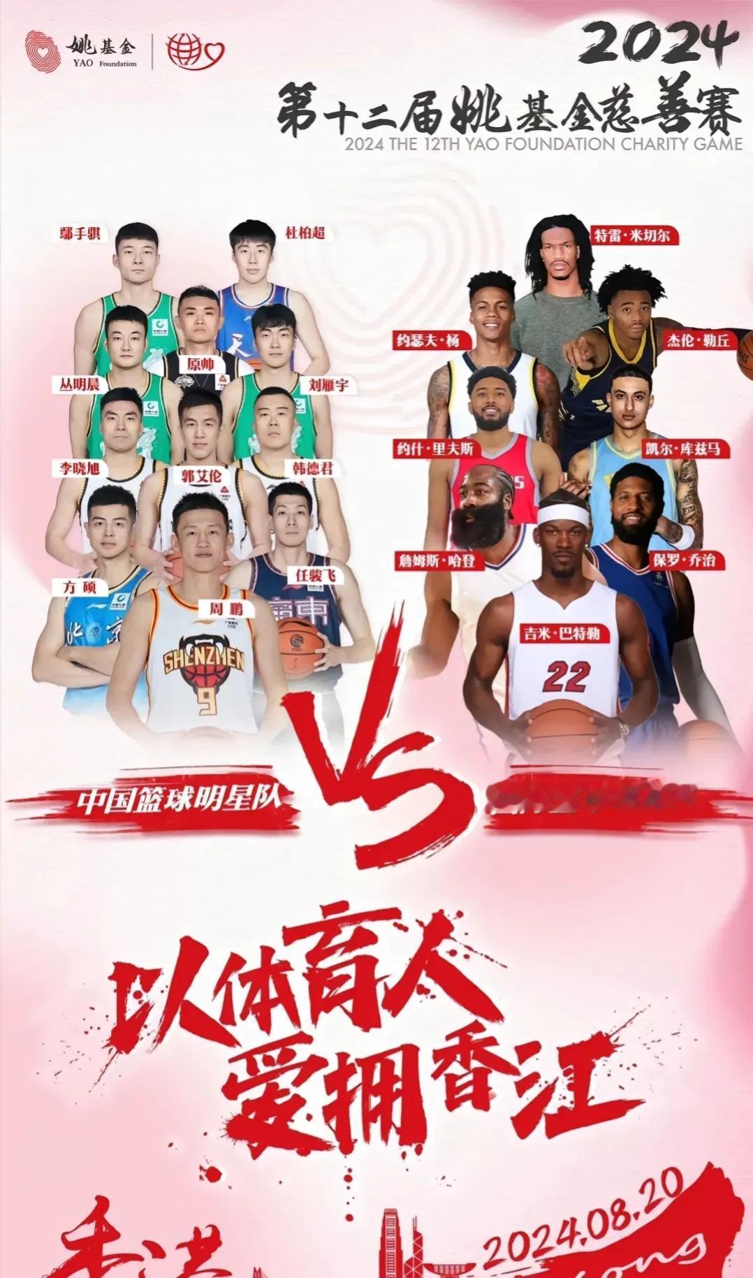 国内全明星对阵NBA明星队，谁能赢？
虽然对面有哈登有乔治有巴特勒，但我们有主场