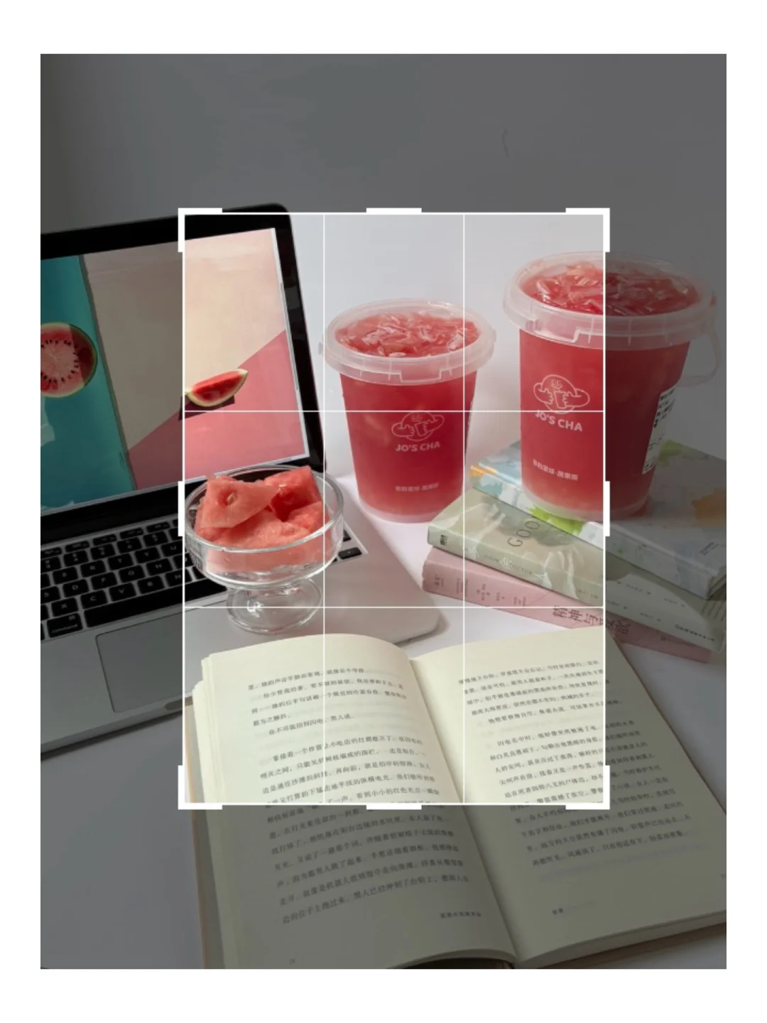 二次构图➕滤镜秒变夏日清透高级氛围感🍉