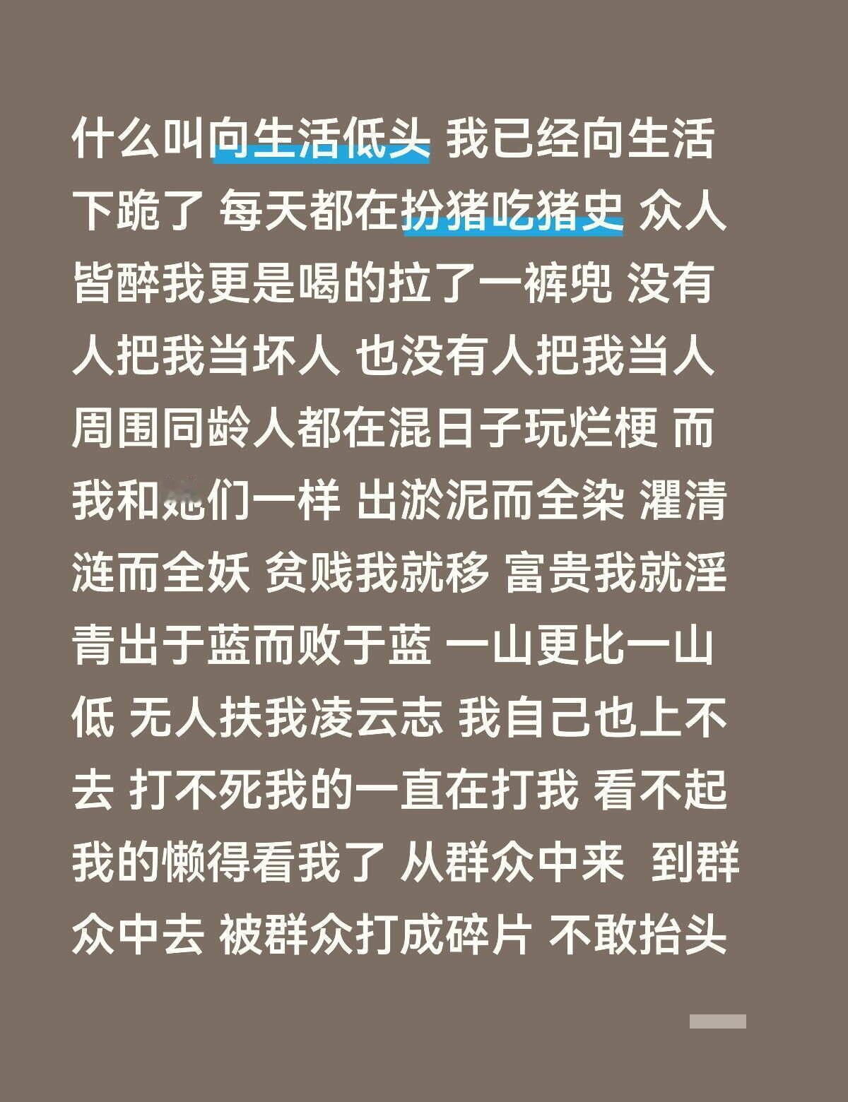难绷的生活 每个人都在用力地活着