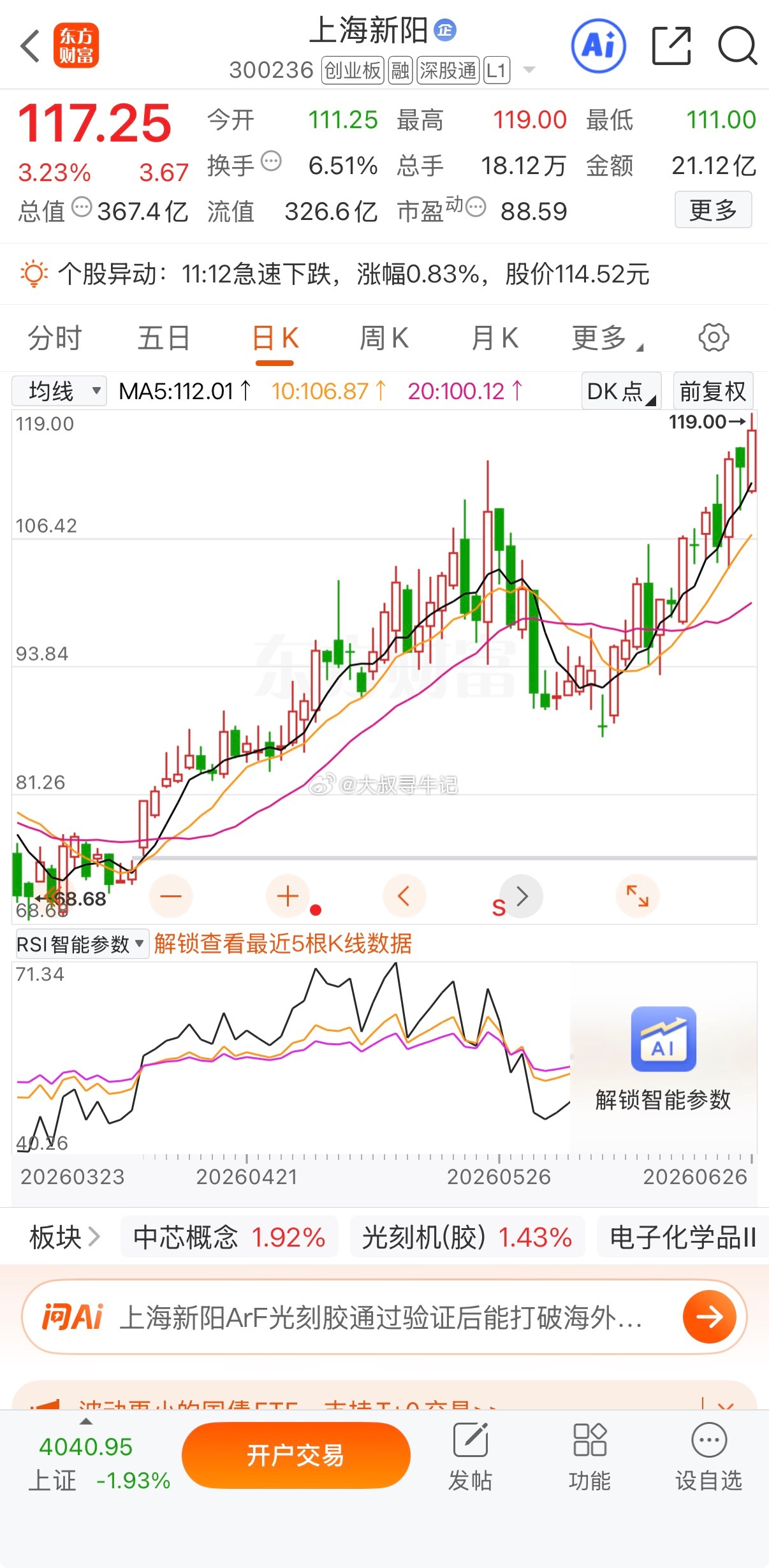 上海新阳是不是我走了你就走新高的，太伤我心了 