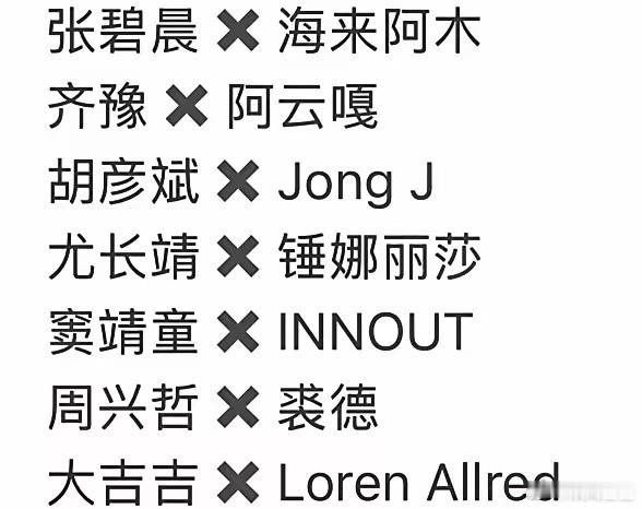 歌手2026第三期联名赛助阵嘉宾，有没有惊喜？我反正是大大的惊讶了！这个阵容，到