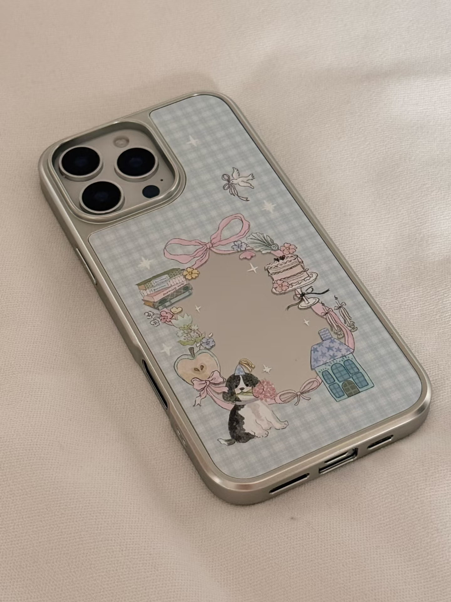 蓝色系、可以照镜子🪞好可爱呀！