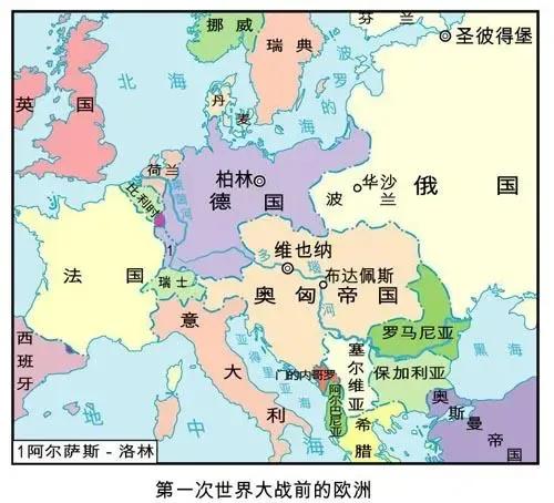 对二战我还是比较了解的，法西斯阵营是德意日，反法西斯阵营是中美英苏，但一战两边的