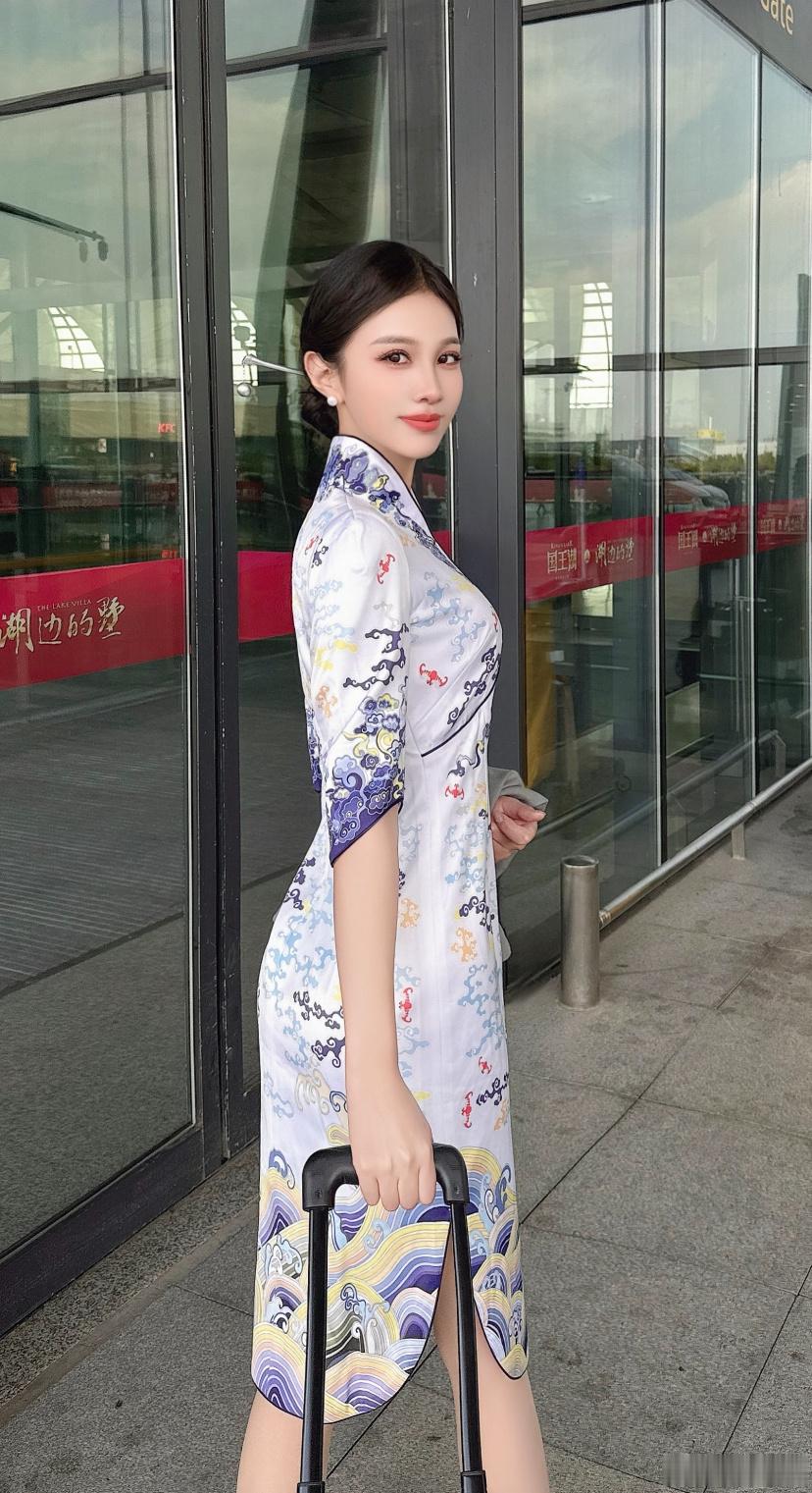 准备登机的海航空姐。 ​​​