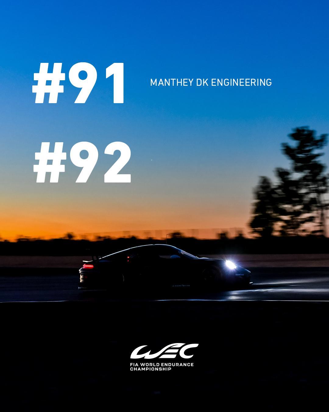 Manthey 公布 2026 赛季LMGT3 车手阵容91 号车｜Manthe