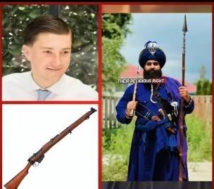 印度锡克教徒曾用传统短刀，当街杀死白人大学生，英国还称印度锡克教移民带刀合法！英