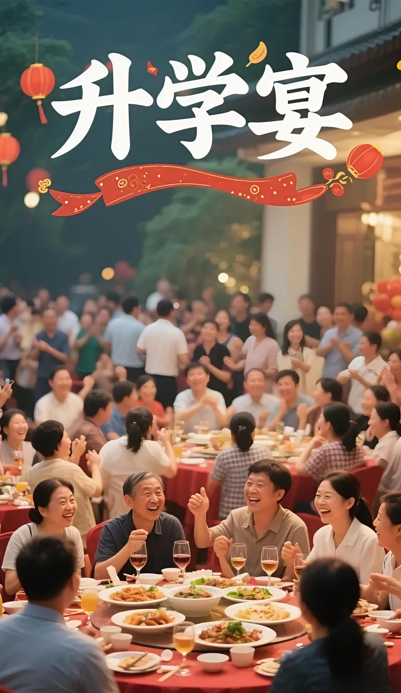 最近升学宴的酒席是络绎不绝，隔个几天就吃一场，每家不要说多吧，一百总是要的吧。
